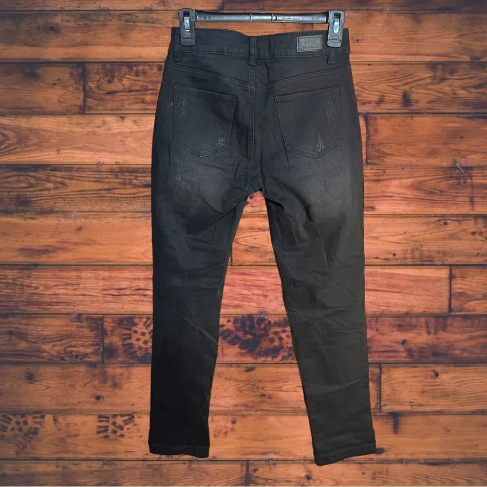 5 for $25🔥L&B Lucky & Blessed‎ Mesh & Lace Patched Denim Jeans Size 6